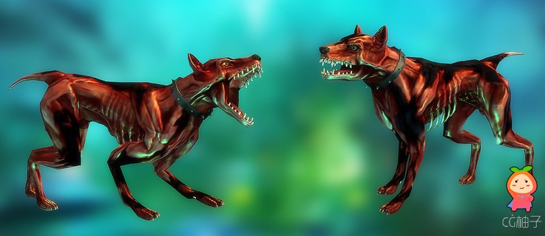 Zombie Dog 1 unity3d asset U3D插件模型下载 Unity官网资源