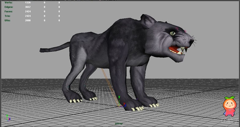 Animated Big Cat 1.0 unity3d asset U3D插件模型 Unity3dpackaeg免费下载