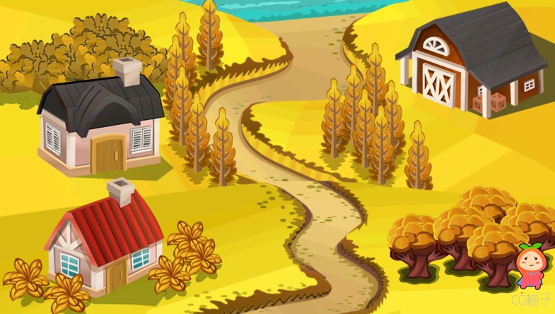 Cartoon Farm Buildings 1.3 unity3d asset Unity3d论坛资源 unity3d编辑器