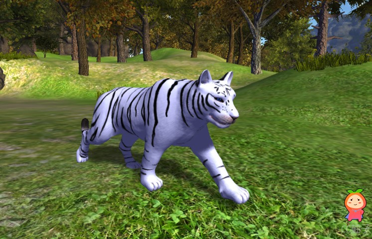 Animated Tigers - Male 1.3 unity3d asset U3D模型下载 Unity3d论坛