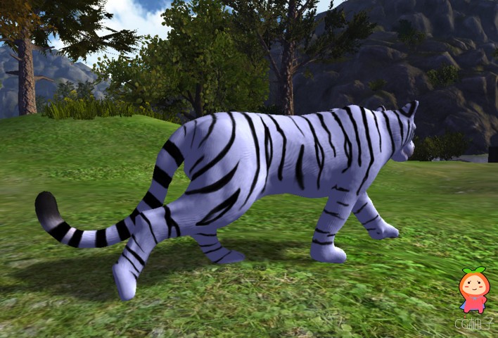 Animated Tigers - Male 1.3 unity3d asset U3D模型下载 Unity3d论坛