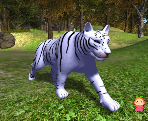 Animated Tigers - Male 1.3 unity3d asset U3D模型下载 Unity3d论坛