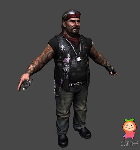 Biker Character 1.2 unity3d asset U3D插件模型下载 unity3dpackage下载