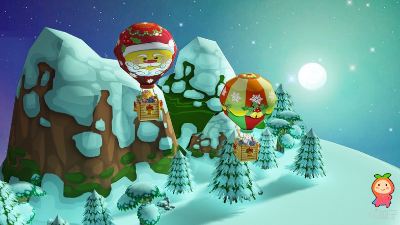 Cartoon Farm - Christmas Time 1.2 unity3d asset U3D插件模型 unity3d下载