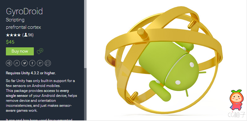 GyroDroid 5.2 unity3d asset unity3dpackaeg插件下载 U3D专区