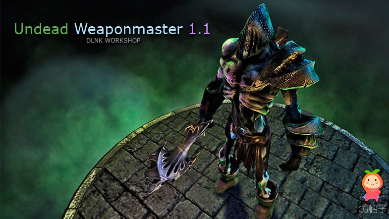 Undead Weaponmaster 1.2 unity3d asset u3D模型插件下载 unity3d资源