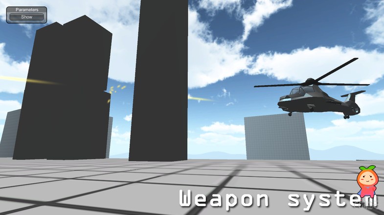 Helicopter controller 1.0.1 unity3d asset U3D插件模型下载 unity官网素材