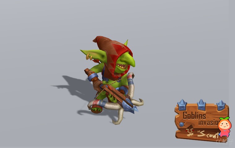 Goblins Invasion Scout 1.0 unity3d asset unity3d模型下载 U3D插件