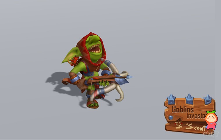 Goblins Invasion Scout 1.0 unity3d asset unity3d模型下载 U3D插件