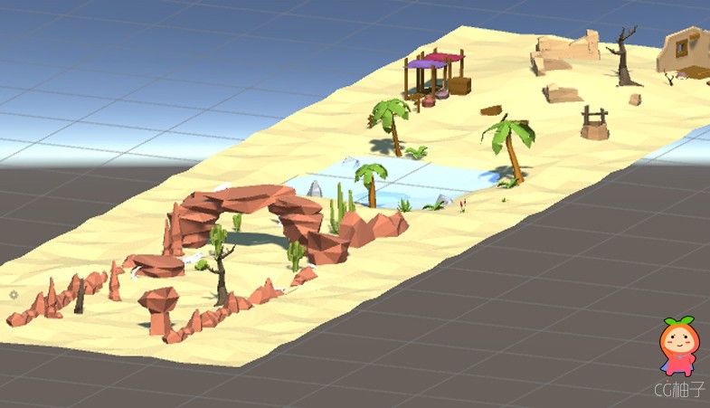 Lowpoly Desert - Starter Kit 1.0 unity3d asset Unity3d模型下载 Unity3d官网
