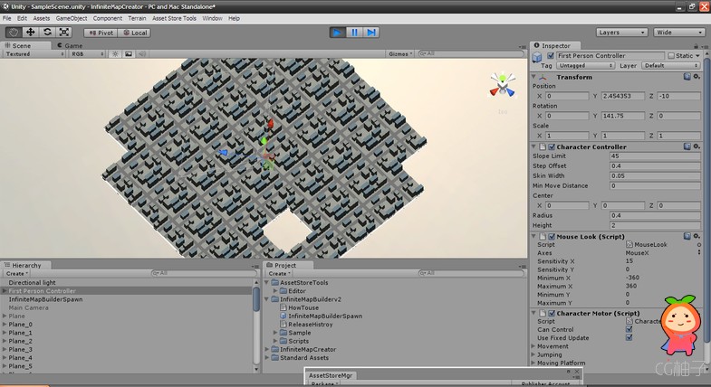 Infinite Map Builder 2.0 unity3d asset Unity3d下载 unity插件资源