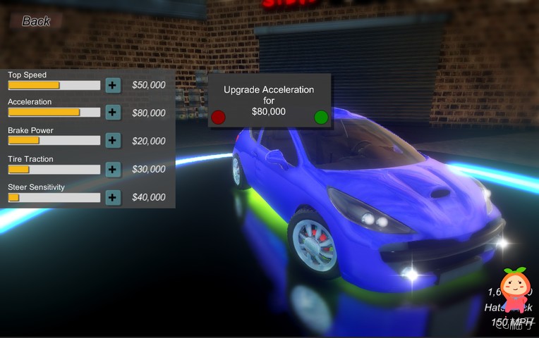 Racing Game Template 1.054 fixed unity3d asset unity3d下载 插件资源