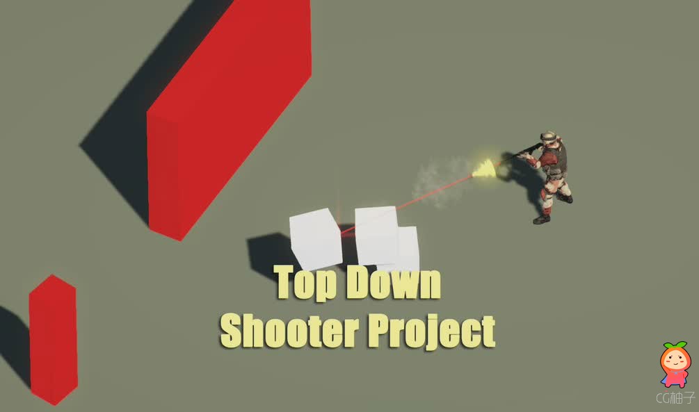 Top Down Shooter Complete Project - Unity 5 unity3d插件资源 unity官网