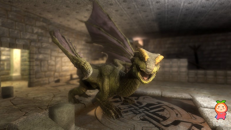 Dragons Pack PBR 27 unity3d asset Unity3d官网资源 U3D插件模型资源