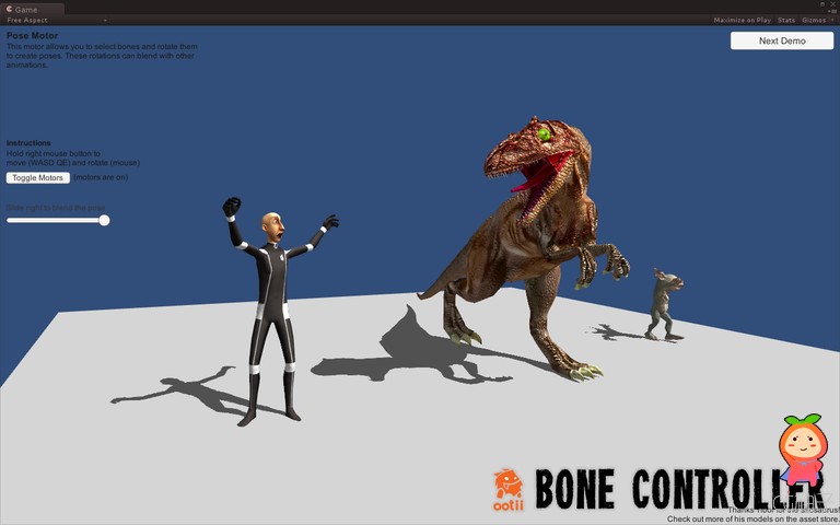 Bone Controller 0.1.5 unity3d asset unity3d编辑器下载 unity3d论坛