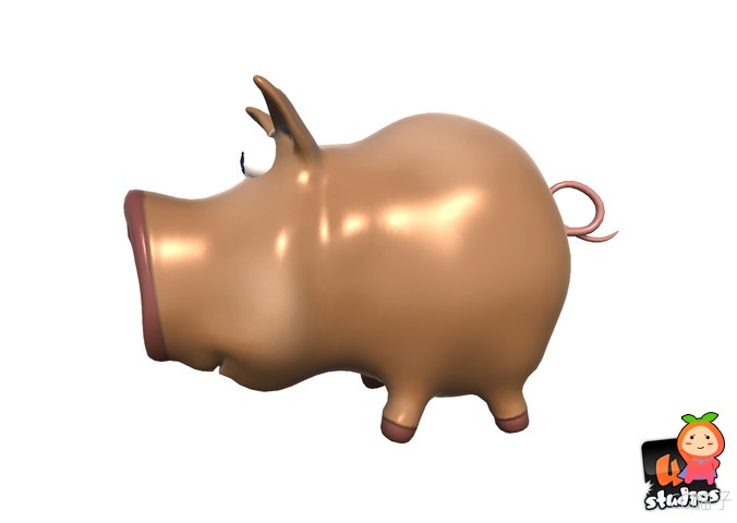 Cartoon Pig 1.0 unity3d asset Unity3d插件模型下载 unity3d官网