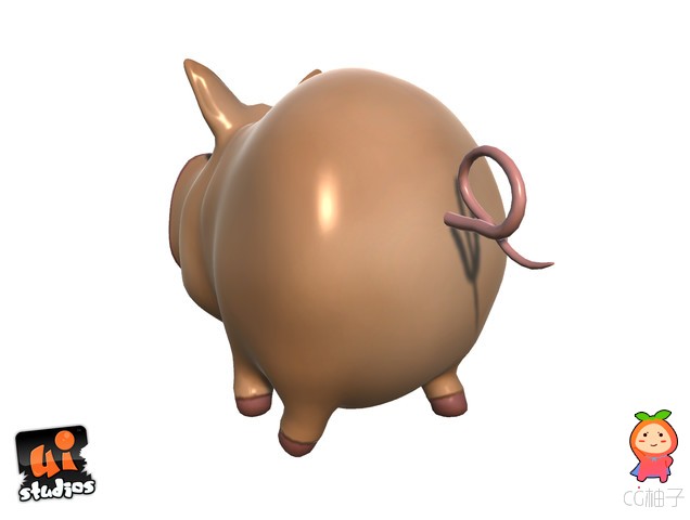 Cartoon Pig 1.0 unity3d asset Unity3d插件模型下载 unity3d官网