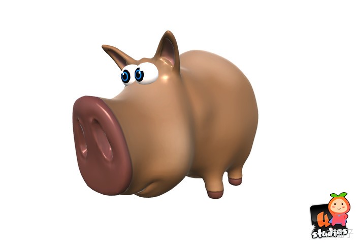 Cartoon Pig 1.0 unity3d asset Unity3d插件模型下载 unity3d官网