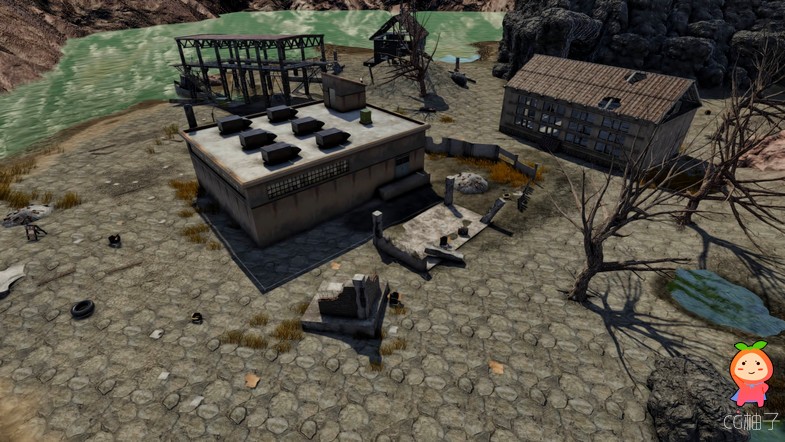 Wasteland Environment Map 1.0 unity3d asset Unity官网 插件模型下载