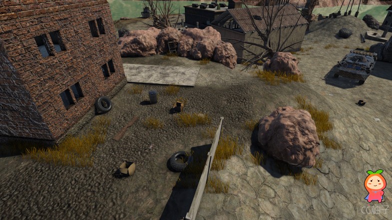 Wasteland Environment Map 1.0 unity3d asset Unity官网 插件模型下载