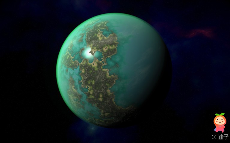 Planets Pack #2 1.0 unity3d asset U3D插件模型 unitypackage插件