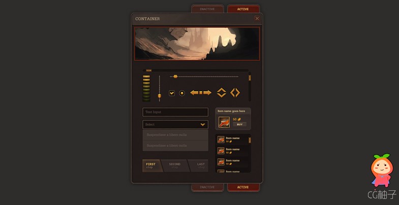 Tribal UI for UGUI 1.6 unity3d asset unity3d官网 unitypackage插件