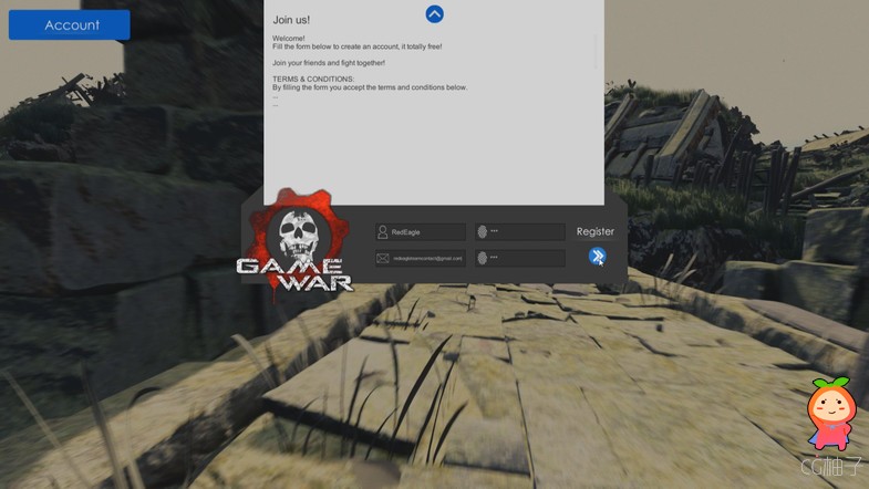 Login Account ProSecure 6.1 unity3d asset unity官网 unity插件模型