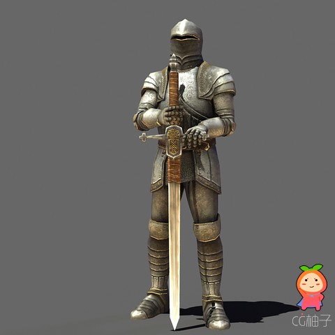 Armored Knight 1.0 unity3d asset U3D插件模型下载 unity3d官网