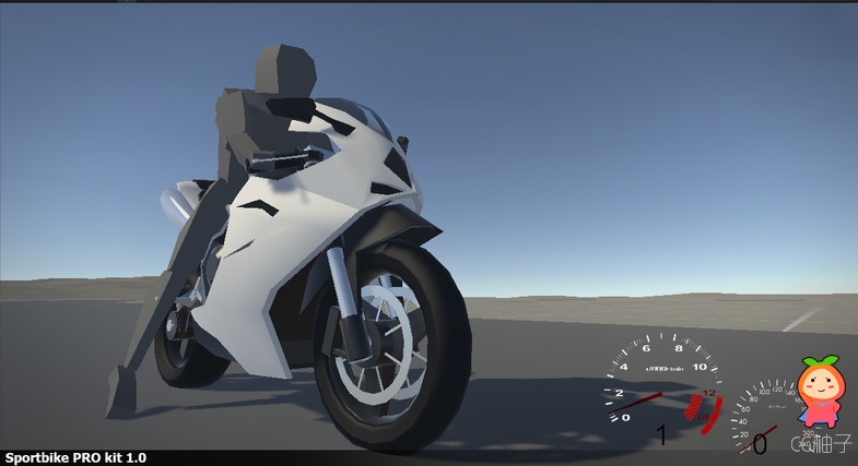 Sportbike PRO kit 1.5 unity3d asset unity3d官网资源 unitypackage插件