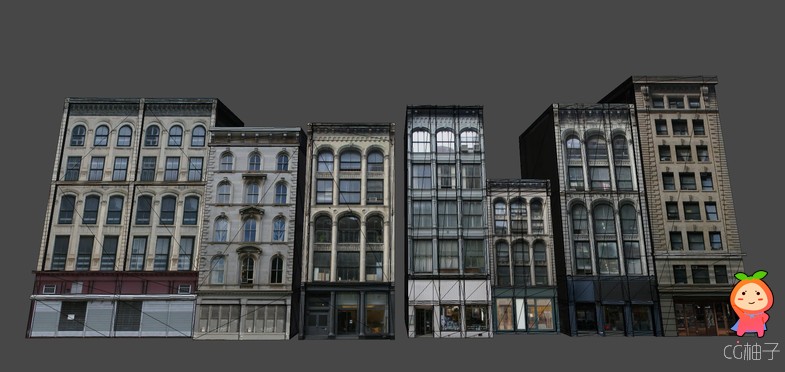 New York Buildings 1.0 unity3d asset Unity3d插件模型 unity论坛