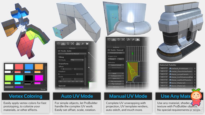 ProBuilder Advanced 2.6.5f0 unity3d asset unity3d编辑器下载 unity论坛