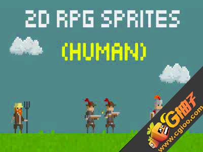 8 BIT RPG HUMAN SPRITES 1.0 unity3d插件下载 unity官网资源