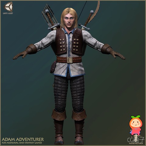 Adam Adventurer unity3d asset U3D插件模型下载 unity官网资源