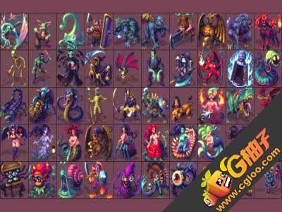 16BIT PIXEL ART COMPLETE RPG MONSTER SET 1.0 unitypackage插件 unity3d官网资源