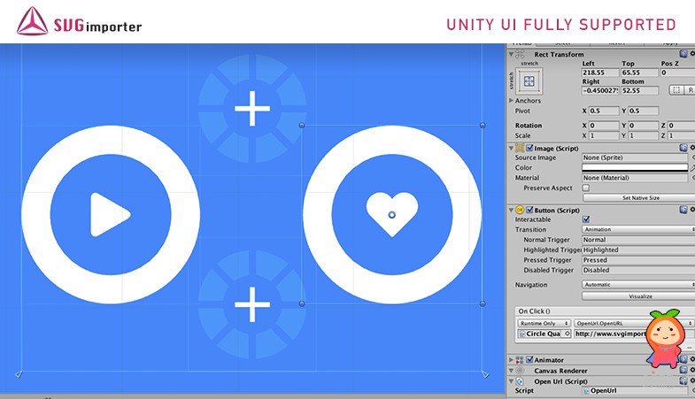 SVG Importer 1.1.3 unity3d asset unity3d编辑器下载 unity官网资源