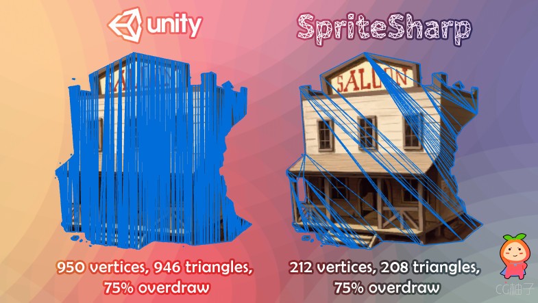 SpriteSharp — Mesh Optimizer 2.3.0.0 unity3d asset unity3d编辑器下载