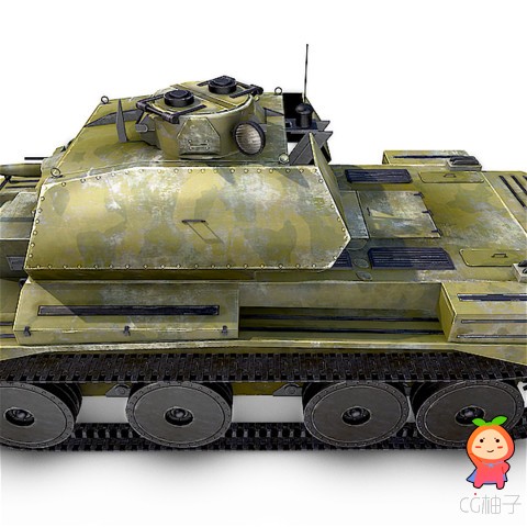 A13 Cruiser Mk II Tank 1.1 unity3d asset U3D插件模型资源 unity3d下载