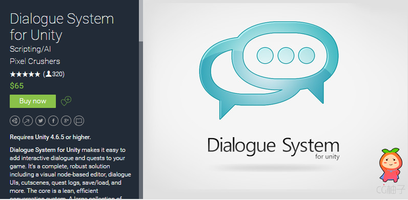  Dialogue System for Unity 1.6.6.5 unity3d asset unity3d编辑器 Unity论坛