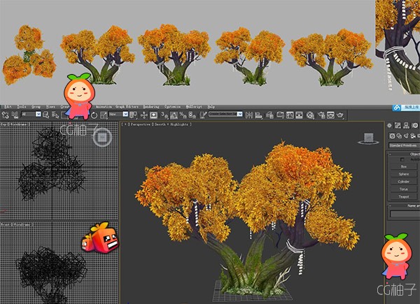 植物模型免费下载 需要的进来look at 3dmaxs树木模型 CG模型