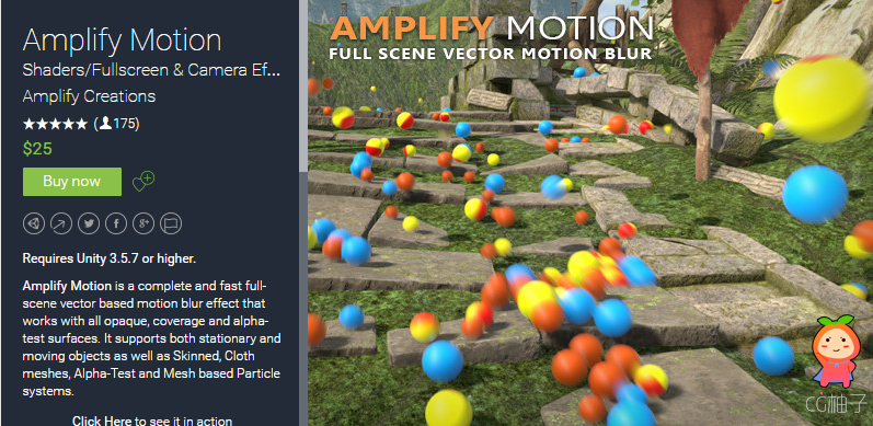 Amplify Motion 1.8.1 unity3d asset Unity3d教程 Unity3d sha der插件