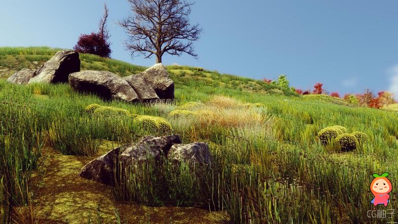 HQ Photographic Textures Grass Pack Vol.1 unity3d asset Unity3d论坛，Unitypackage插件模型。