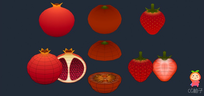 Food - Fruits Pack 1.6 unity3d asset unity编辑器 unity shader插件