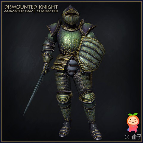 Dismounted Knight unity3d asset unity3d论坛 3d游戏开发