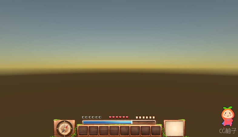 Voxel Adventure GUI 1.0 unity3d asset unity3d教程 Unity官网插件资源