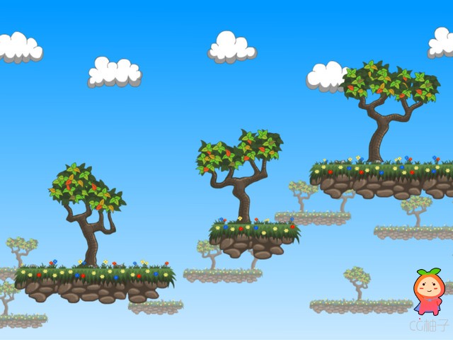 Terrestrial Platform with Trees 1.0 unity3d asset Unity论坛资源 U3D插件
