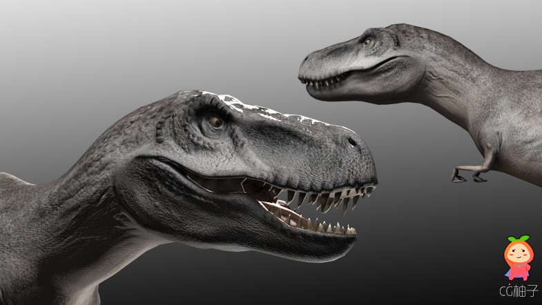 T-Rex Dinosaur 1.2 unity3d asset U3D插件模型 Unity3d论坛资源