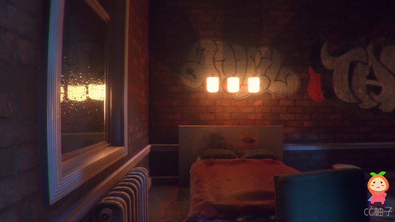 Old Dirty Rooms unity3d asset U3D模型下载 unitypackage插件资源