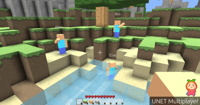 VOXL - Multiplayer Voxel Sandbox 1.2 unity3d asset U3D插件下载 unity3d论坛