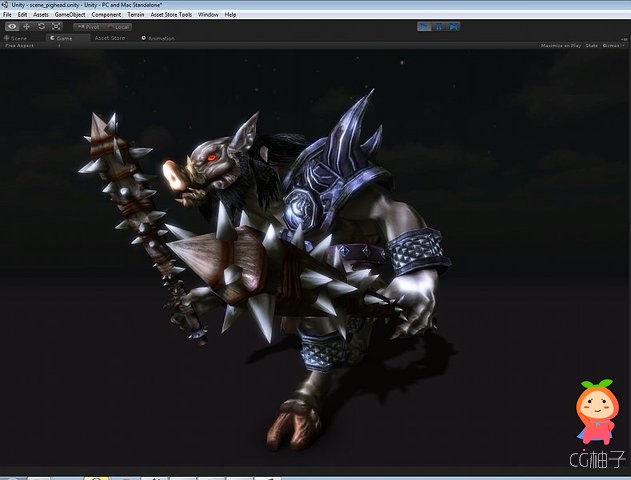 Pighead Animated Monster 1.0 unity3d asset U3D模型下载 Unity3d论坛