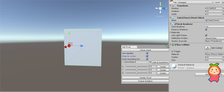 IV Pivot Editor 1.03 unity3d asset Unity3d编辑器 Unitypackage插件